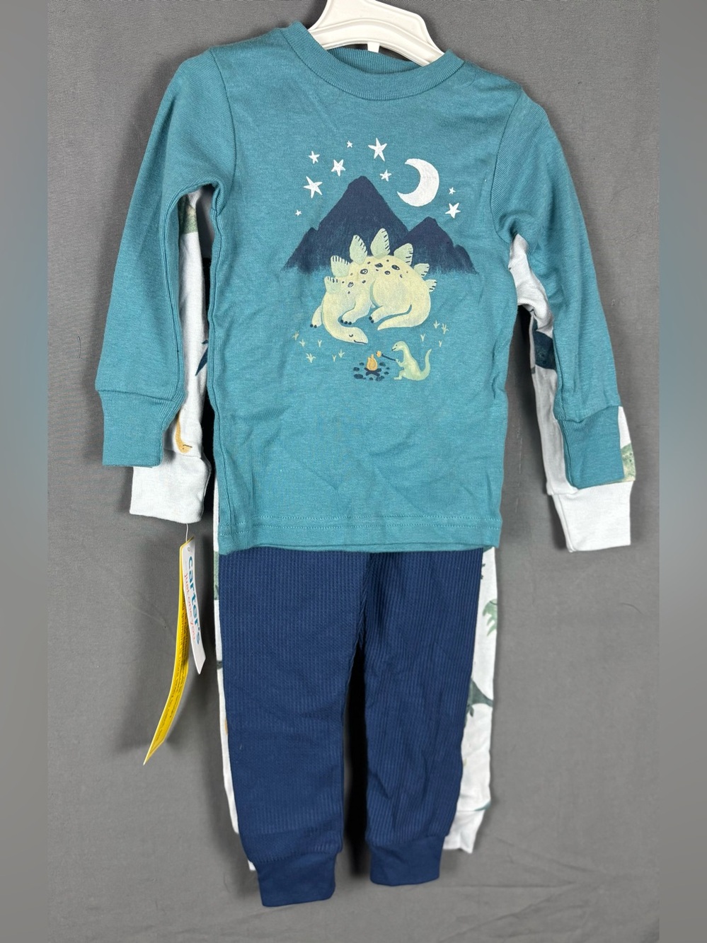 Kids' 4 Piece Dinosaur Pajama Set - Long Sleeve & Pants ~ | 12 Month